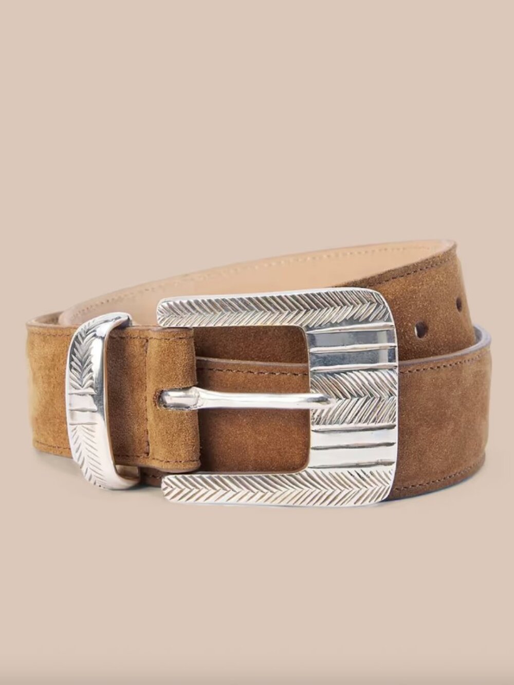 L'agence Aya Suede Belt
